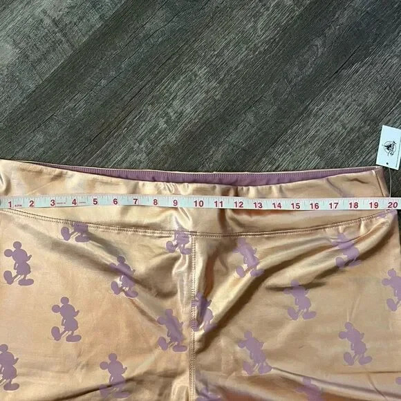 Disney Parks‎ Rose Gold Leggings-Size 1X - Picture 4 of 6